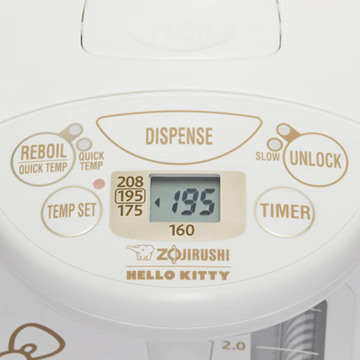 Zojirushi CD-WCC30KTWA Micom 3.0 Electric Kettle, Hello Kitty Collection White with Automatic Shut-Off