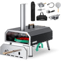 Lilypelle 16�� Dual-Fuel Outdoor Pizza Oven, Portable
