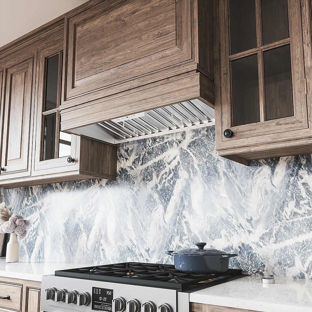 Zephyr AK9234BS 36 inch Monsoon I Stainless Mount Range Hood Insert