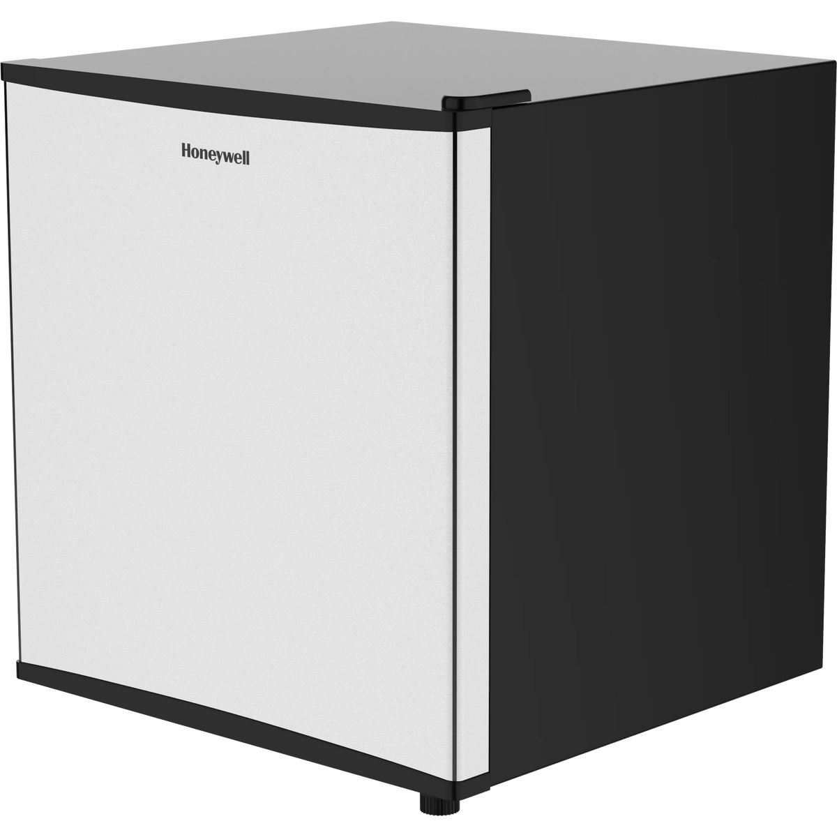 Honeywell Compact Refrigerator 1.6 Cu Ft Mini Fridge with Freezer, Single Door, Low noise, for Bedroom, Office, Dorm with Adjustable Temperature Settings, Stainless Steel