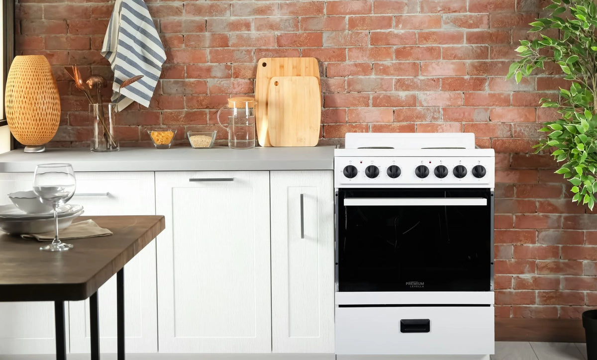 Premium Levella 20" Freestanding Electric Range with 4 Burners and 2.1 Cu. Ft. Oven Capacity