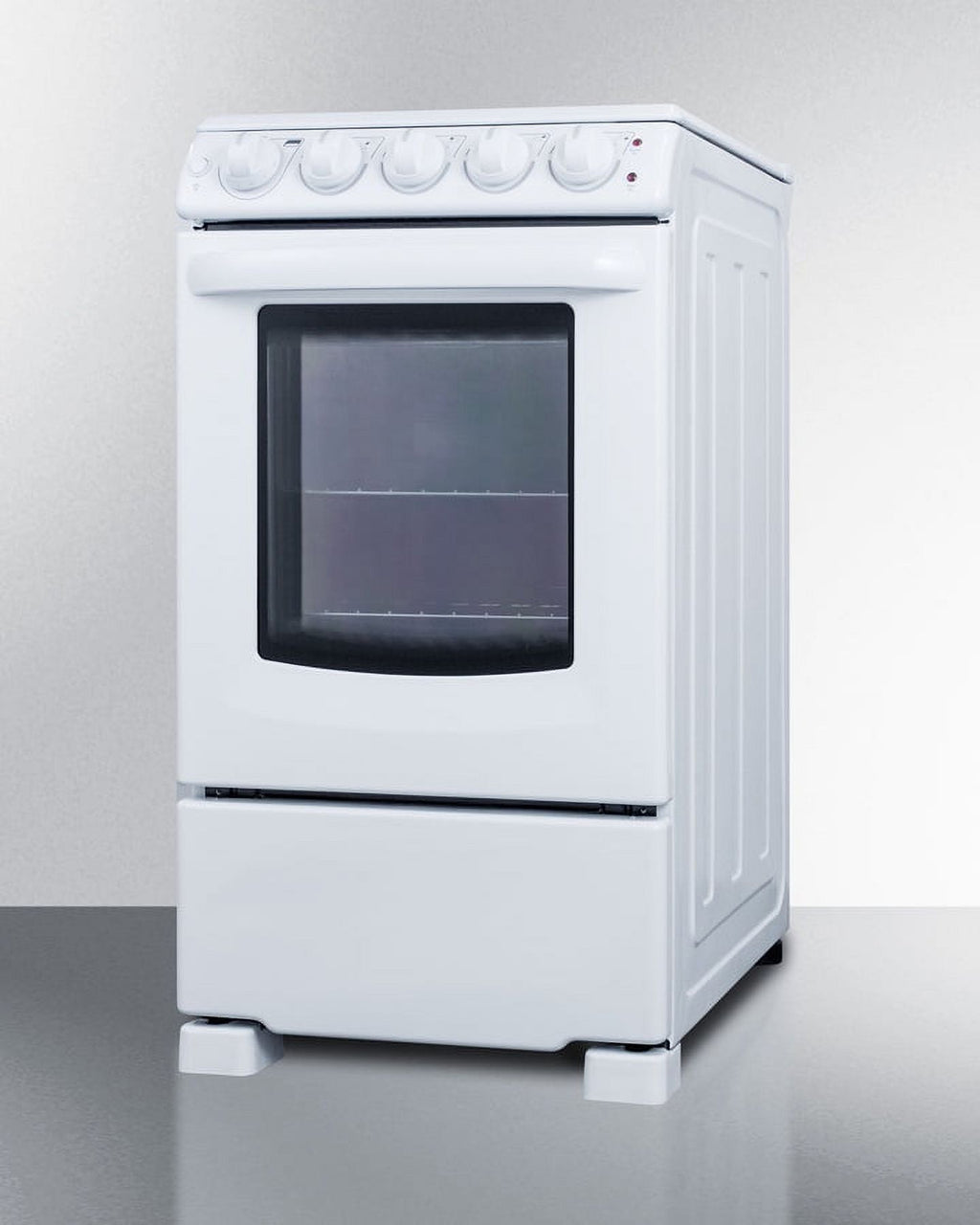 Summit 24�� 2.9 cu ft Electric Range in Ceramic