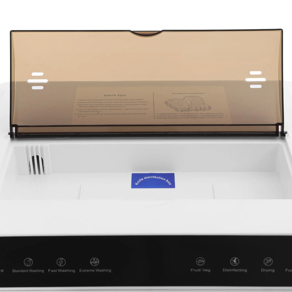 Compact Dishwasher, 18.11in Width with 4-6 Place Settings, 5 Wash Modes and Disinfection Function, Ideal for Apartments and RVs
