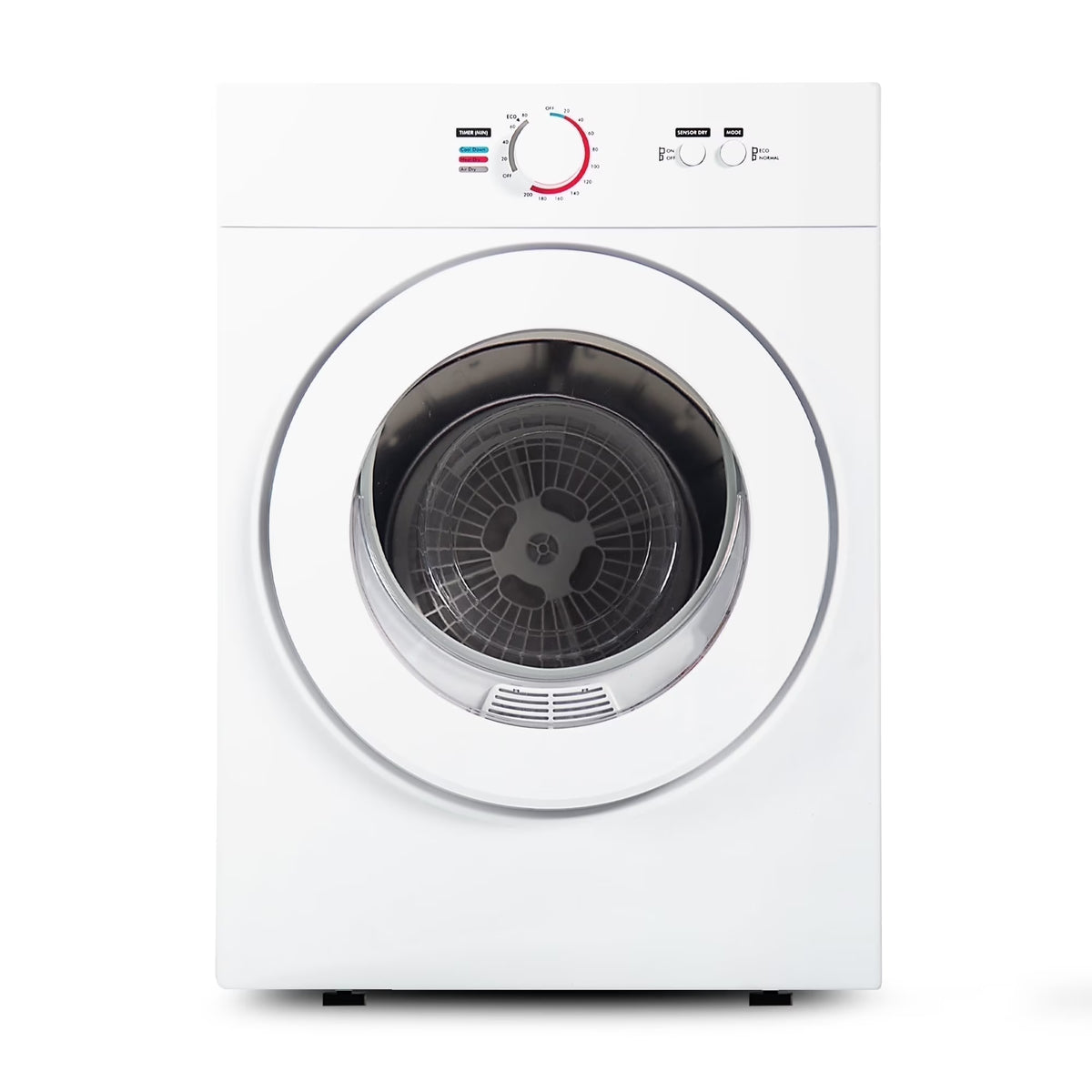 Simzlife 1.6 Cu. ft. Portable Clothes Dryer, Electric Compact Dryer Machine, 19.5 in W, 23.6 in H