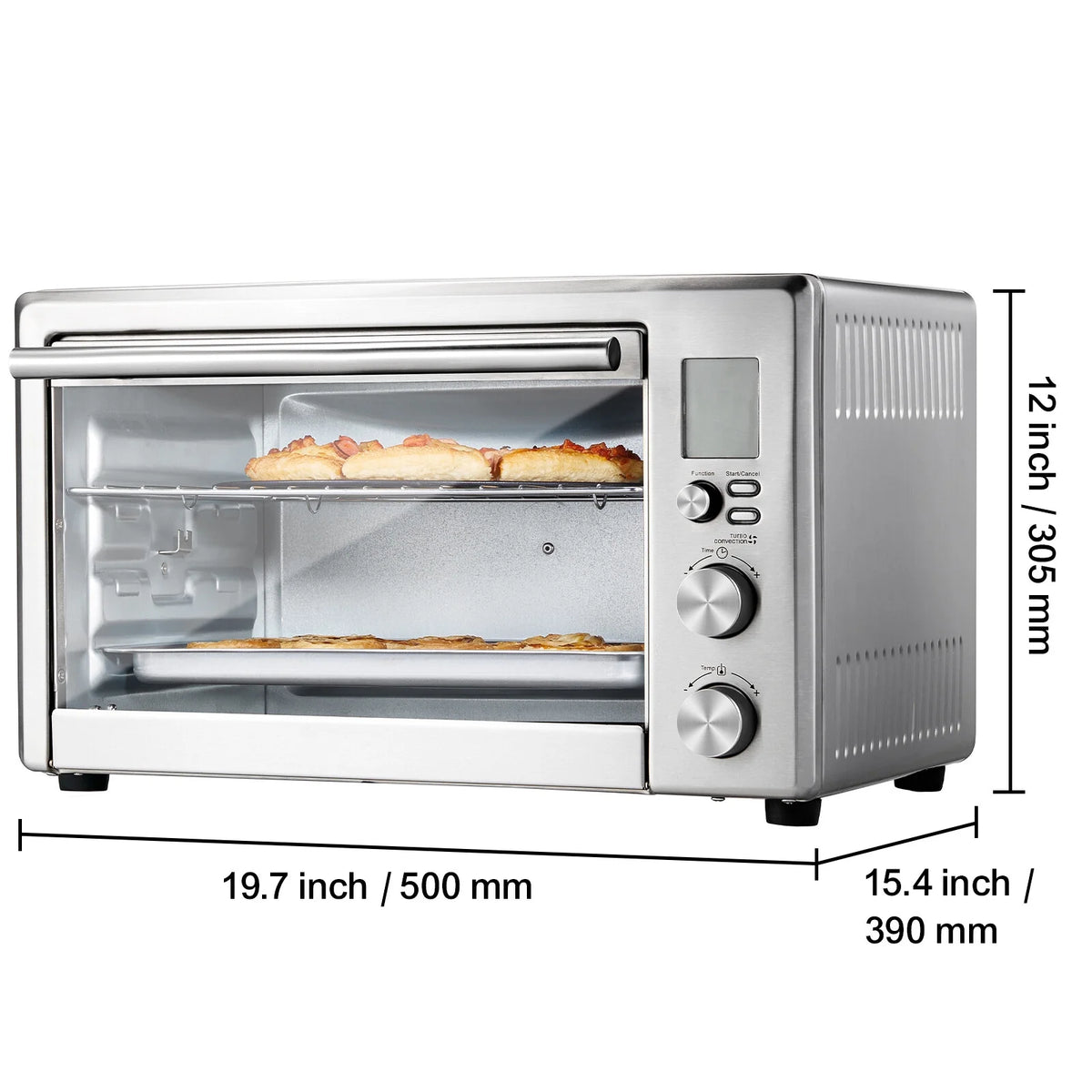 XYTREW Countertop Convection Oven 28L Toaster Baker Bread 10-IN-1 1800W for Home Use