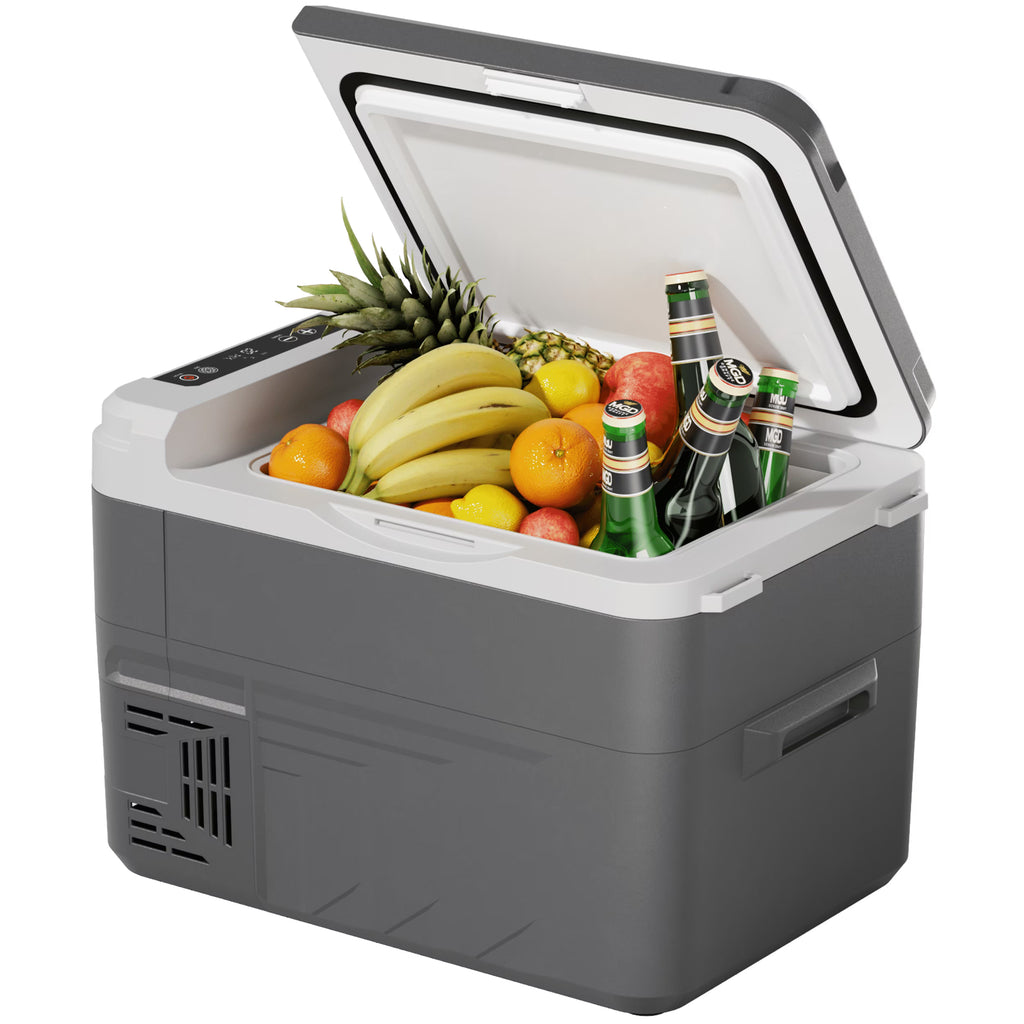 Simzlife 12 Volt Refrigerator, 11 Quart (10L) Car Fridge with APP Control, Car Refrigerator -4�H~68�H, Portable Freezer for RV, Camping, Travel