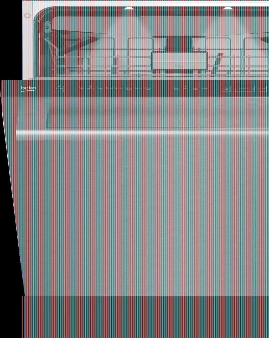 BEKO DDT38532X built in dishwasher