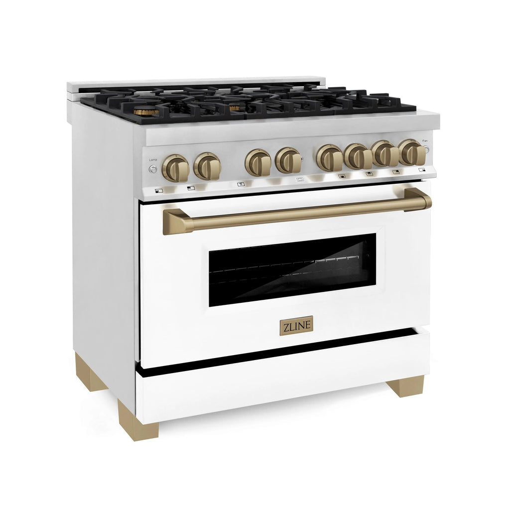 ZLINE KITCHEN AND BATH RAZWM36G professional gas range
