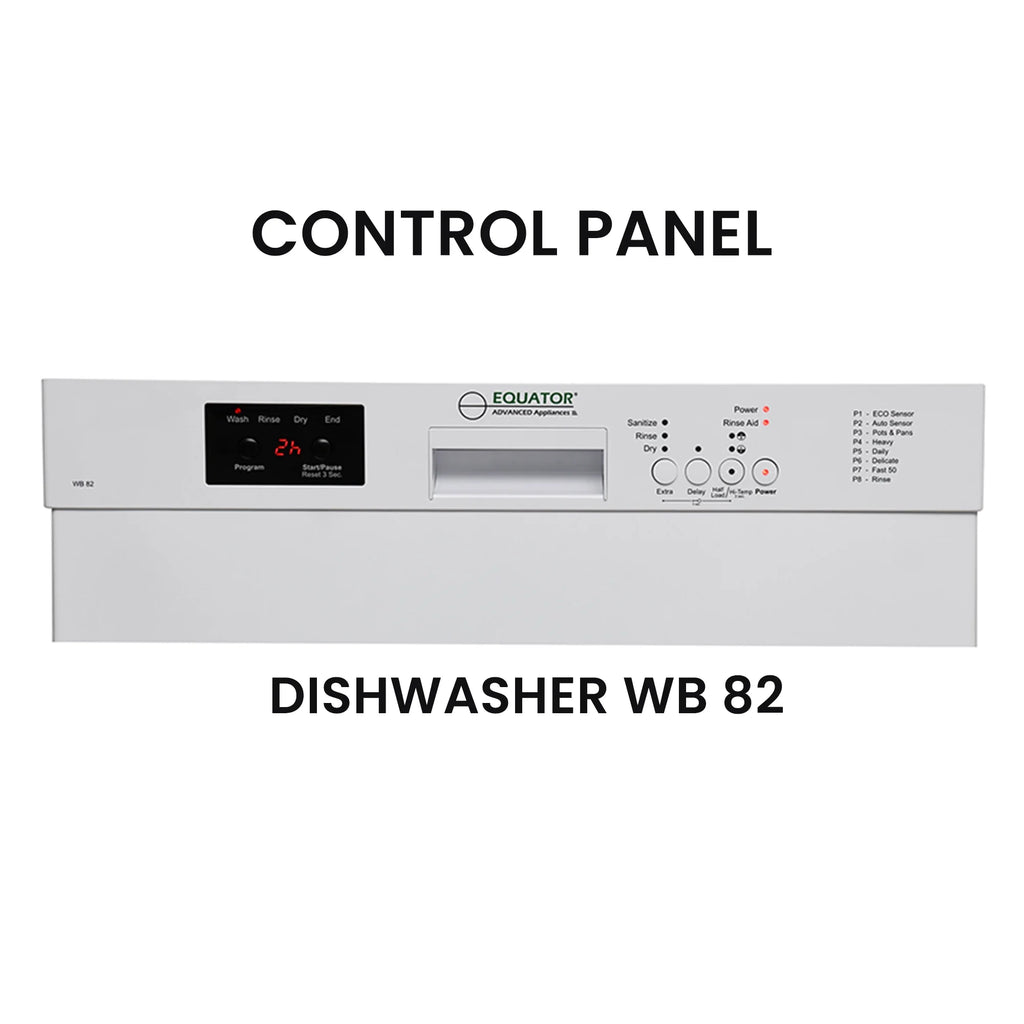 Equator 24 in Dishwasher 14 place + 3/4 HP Garbage Disposer QUIET 51dB 110V