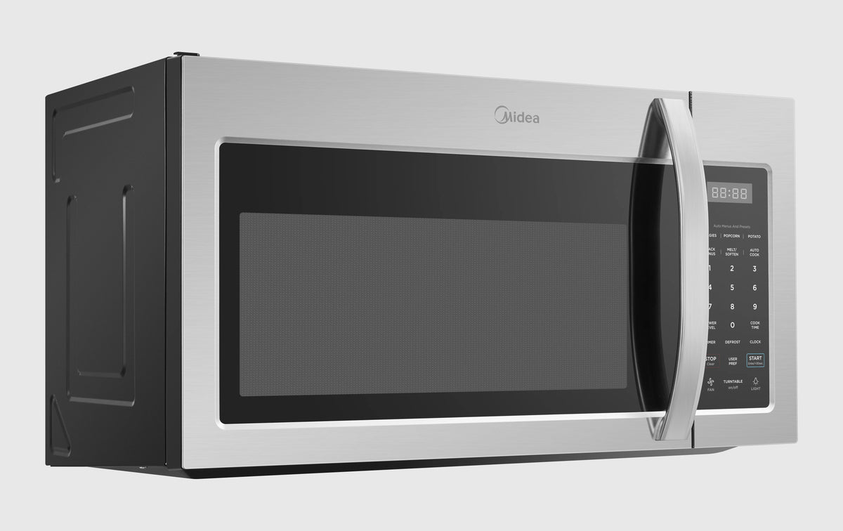 Midea Over The Range Microwave Oven with Sensor Cooking, 1.7?Cu. ?Ft., Stainless Steel, MMO17S3AST