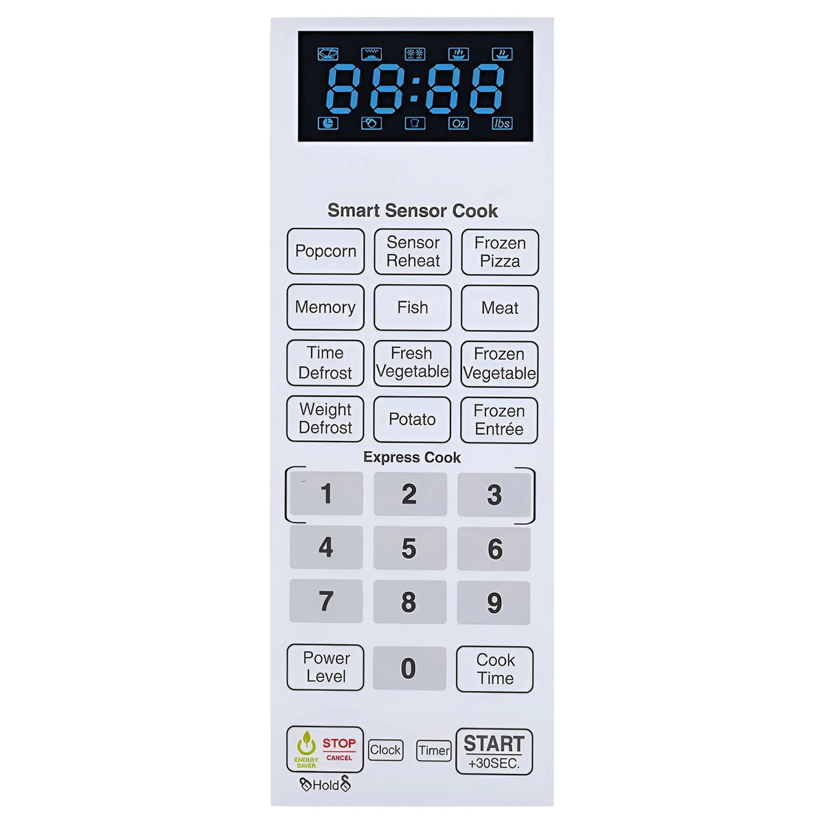 Farberware Smart Sensor Countertop Microwave Oven with LED Lighting & Child Lock, 1.3 Cu Ft
