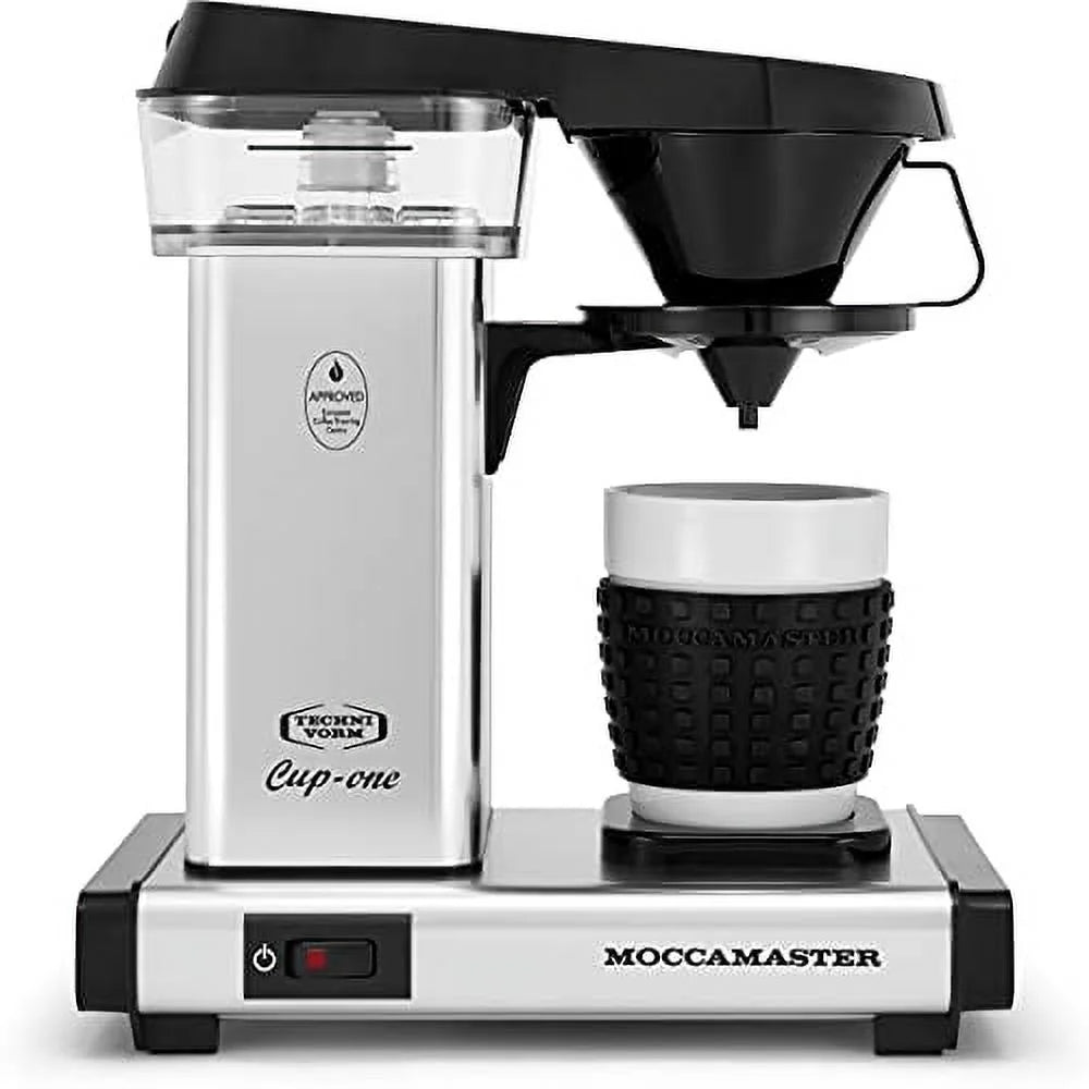 Technivorm 69212 Moccamaster Single Cup Polished Silver Coffee Maker