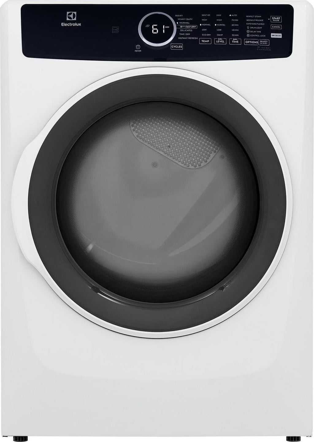 Electrolux Front Load Perfect Steam Electric Dryer with Instant Refresh, 8.0 Cu. Ft.