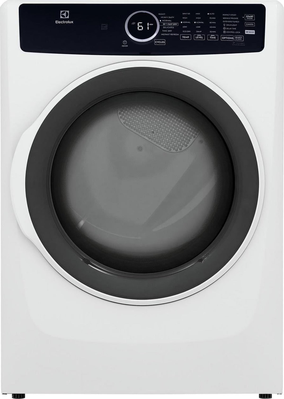 Electrolux Front Load Perfect Steam Electric Dryer with Instant Refresh, 8.0 Cu. Ft.
