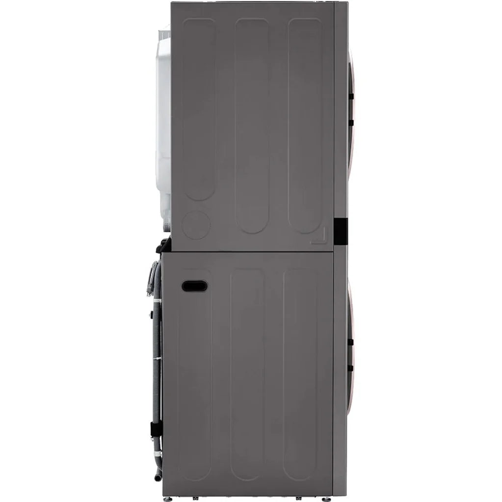 LG WKE100HVA 4.5/7.4 Cu. Ft. Smart Front Load WashTower - Graphite Steel