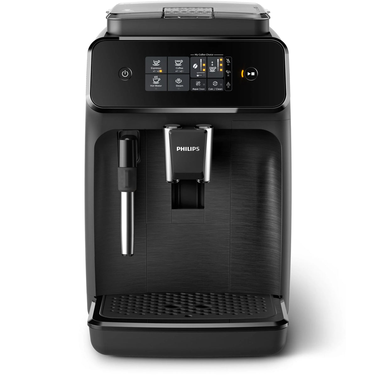 Philips 1200 Fully Automatic Espresso Machine with Milk Frother, Black