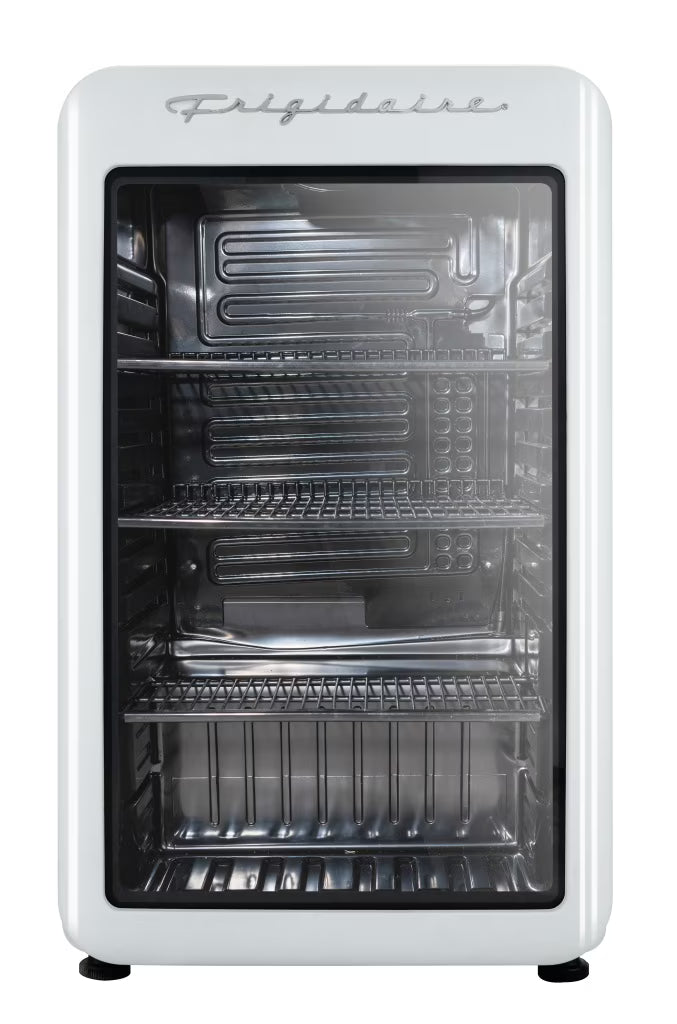 Frigidaire 3.3 Cu. Ft. Retro Refrigerator, Glass Door, Black