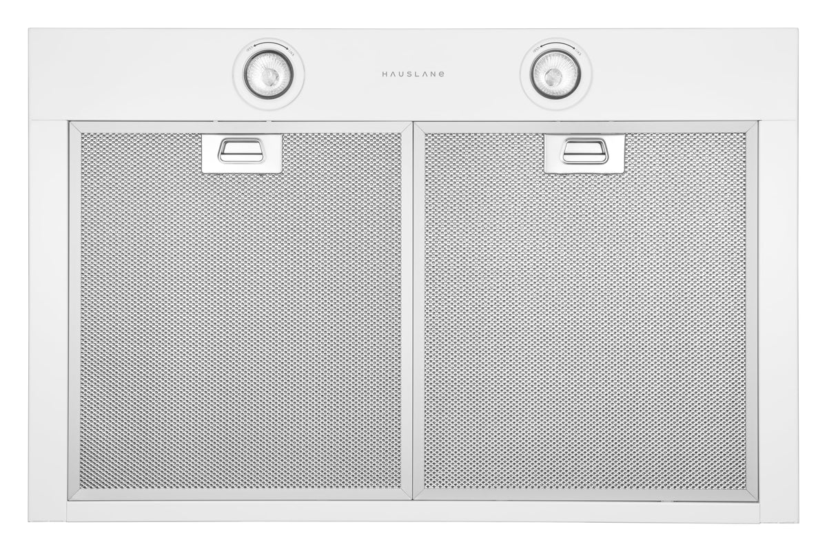 Hauslane Chef Series Base Model WM-530 30" Convertible Wall Mount Chimney Range Hood 120V in Matte White