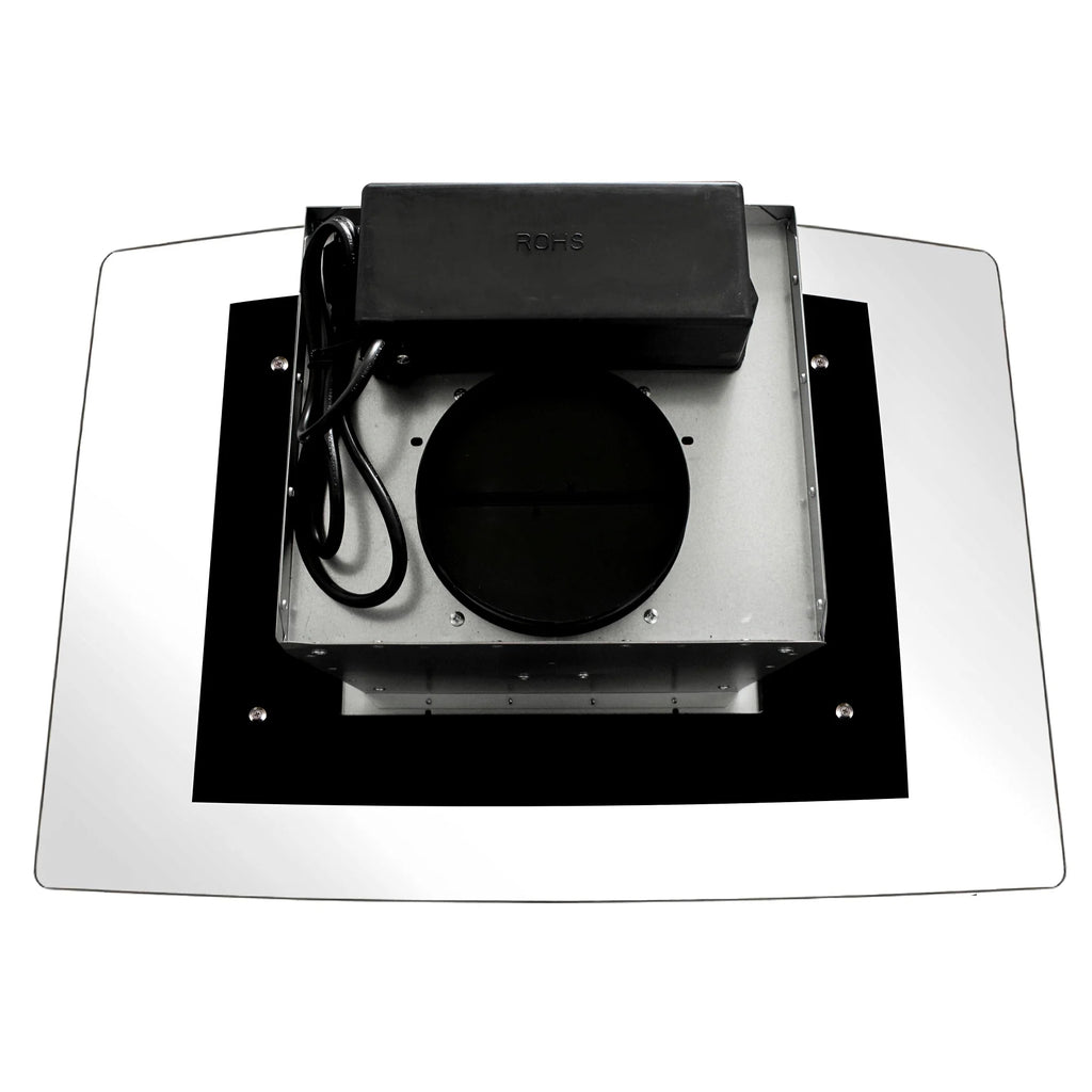 Cosmo 30 in. Ducted Island Range Hood in Stainless Steel with LED Lighting and Permanent Filters