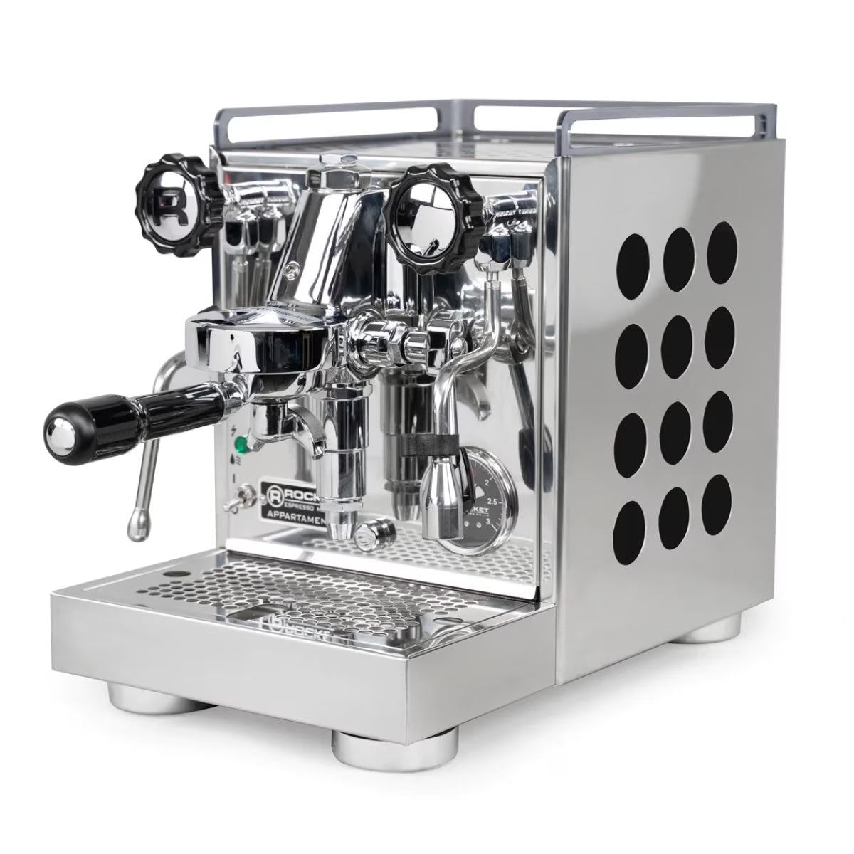 Rocket Espresso Appartamento Nera Espresso Machine | E61 | Heat Exchanger | (Black/Black)