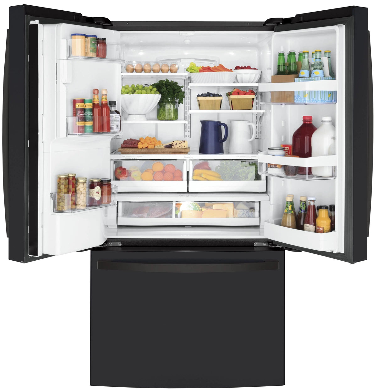 GE APPLIANCES GYE22GENDS french door freestanding refrigerator