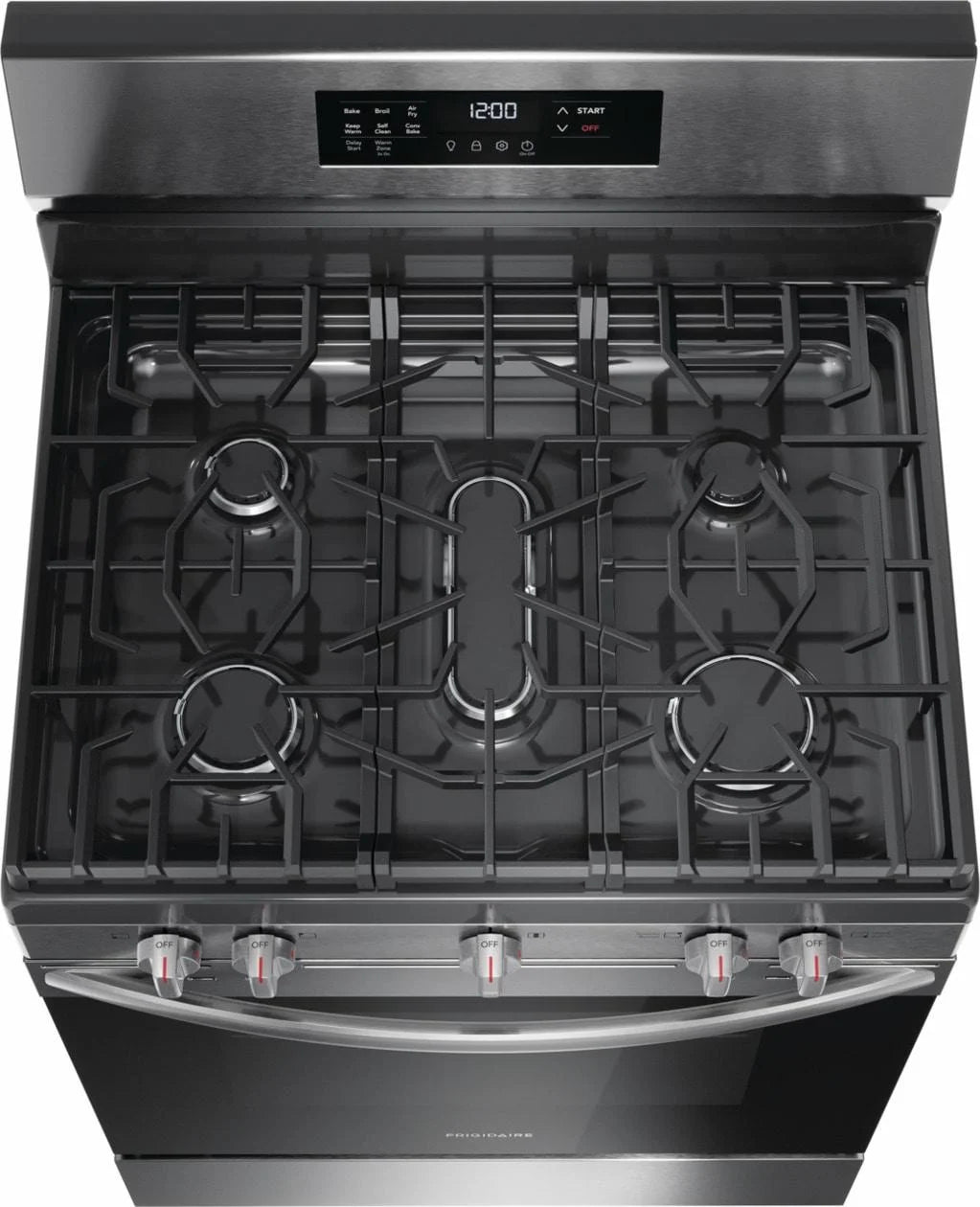 Frigidaire FCRG3083AS 30" Wide Slide-In Gas Range with Air Fry, Stainless Steel
