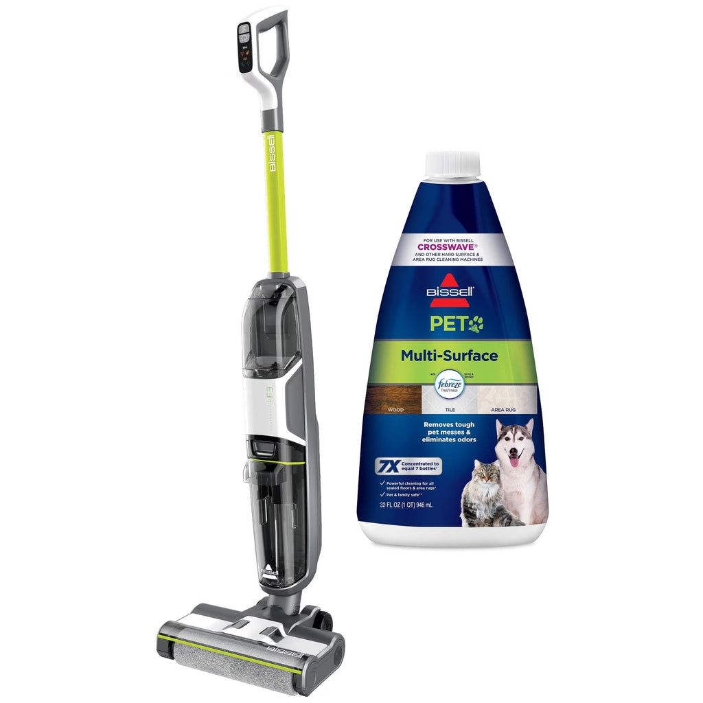 Bissell Crosswave HF3 Cordless Wet/Dry Vacuum Cleaner and Mop, Multi-Surface and Hardwood Floor Cleaner, 3654