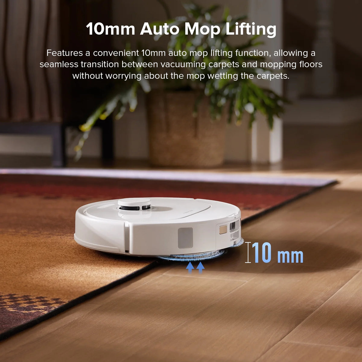 Roborock Qrevo Series Robot Vacuum and Mop, Auto Mop Washing&Drying, 8000Pa Suction, Self-Emptying, Anti-Tangle Brushes, Smart Obstacle Avoidance (QV 35A)