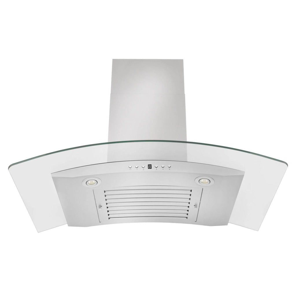 ZLINE 30 in. Wall Mount Range Hood in Stainless Steel & Glass (KN4-30)