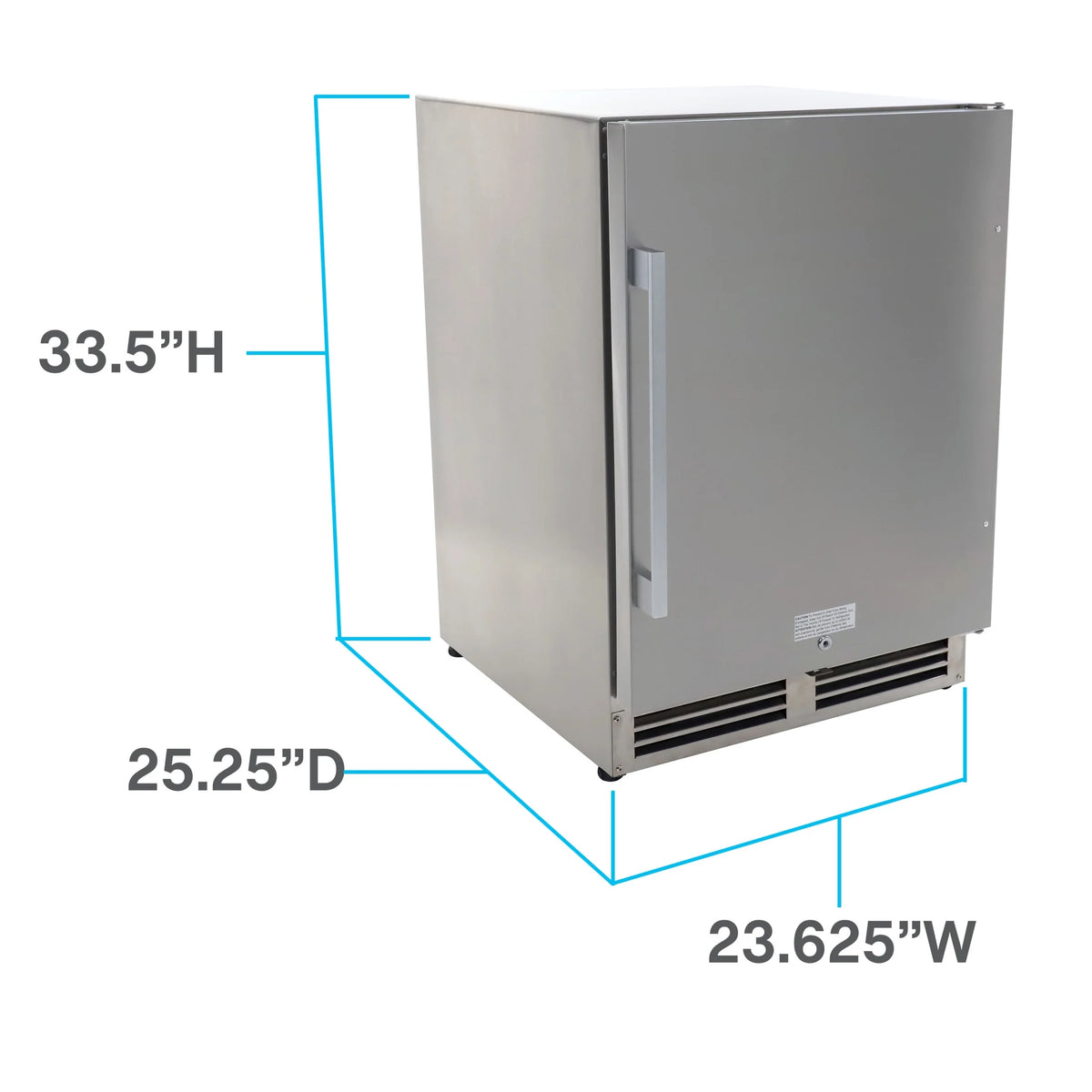 Avanti ELITE Series Commercial Outdoor Refrigerator, 5.4 cu. ft., in Stainless Steel (OR543U3S)