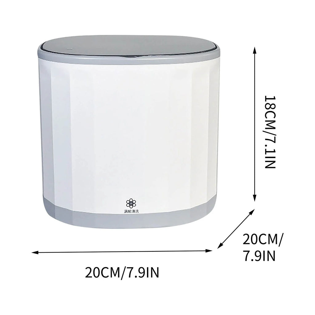 4L 5V Automatic Tea Cup Cleaner, Portable Mini Dishwasher with 360?��, Countertop Dishwasher USB Rechargeable Dish Tea Cup Washing Machine for Home Office Study