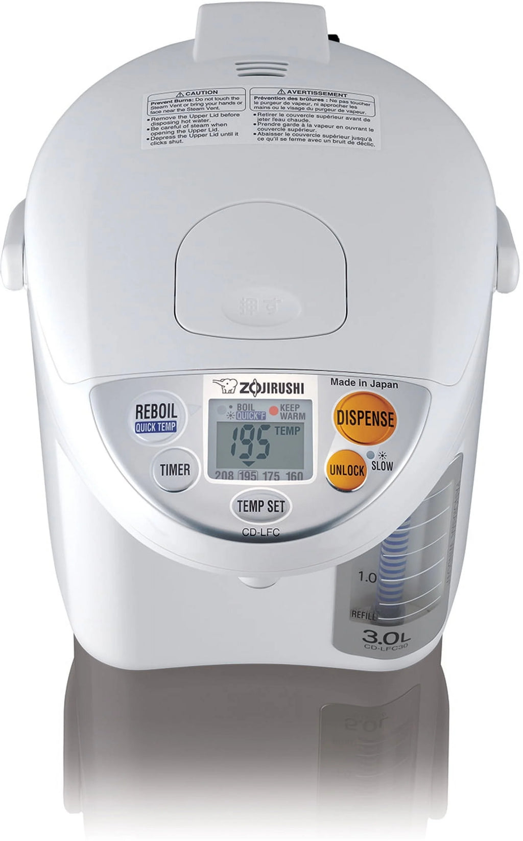 Zojirushi CD-LFC50WA Panorama Window? Micom Boiler & Warmer