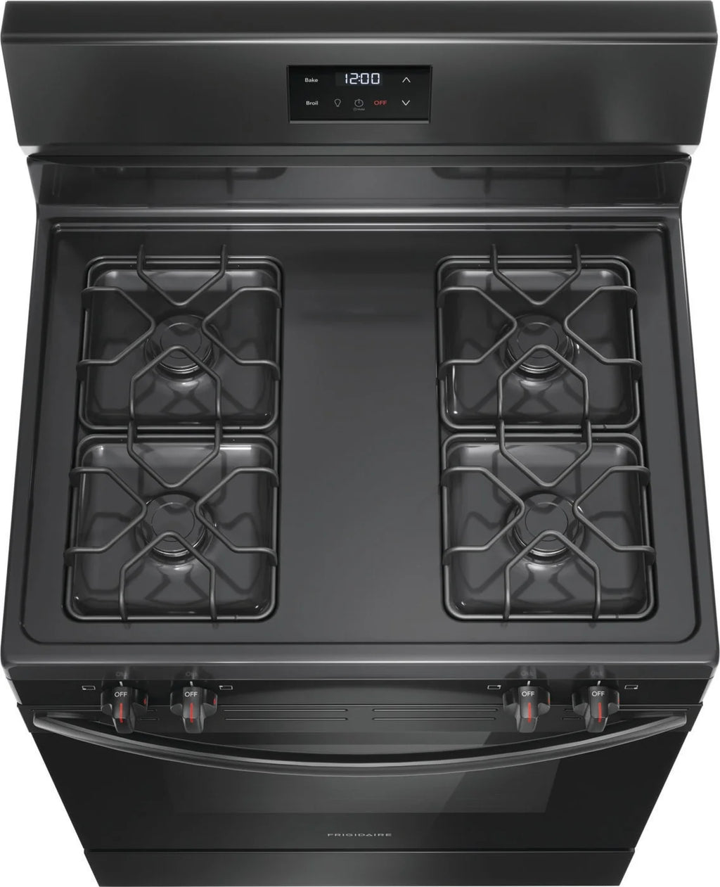 Frigidaire FCRG3051BB 30" Free Standing Gas Range, Black