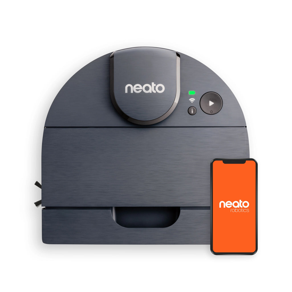 Open Box Neato D8 Intelligent Robot Vacuum Wi-Fi Connected with LIDAR Navigation in Indigo