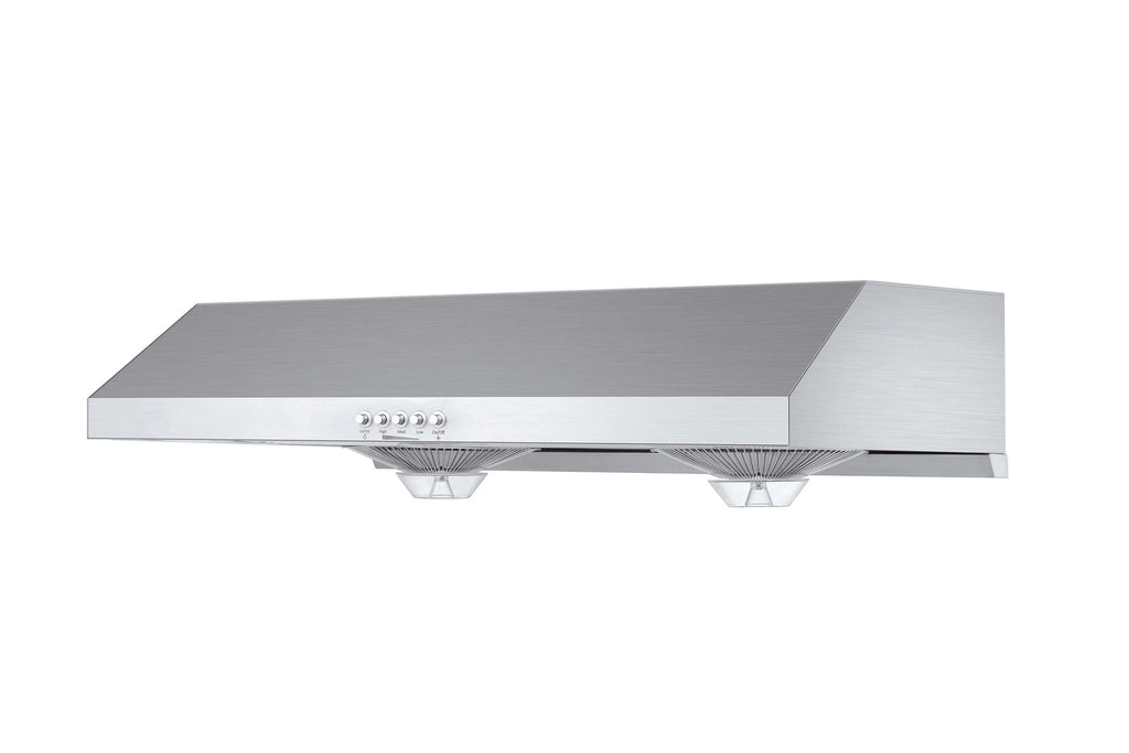 Hauslane Chef Series C100 30-inch Under Cabinet Range Hood, Stainless Steel, Energy Efficient LED, 6 Inch Duct