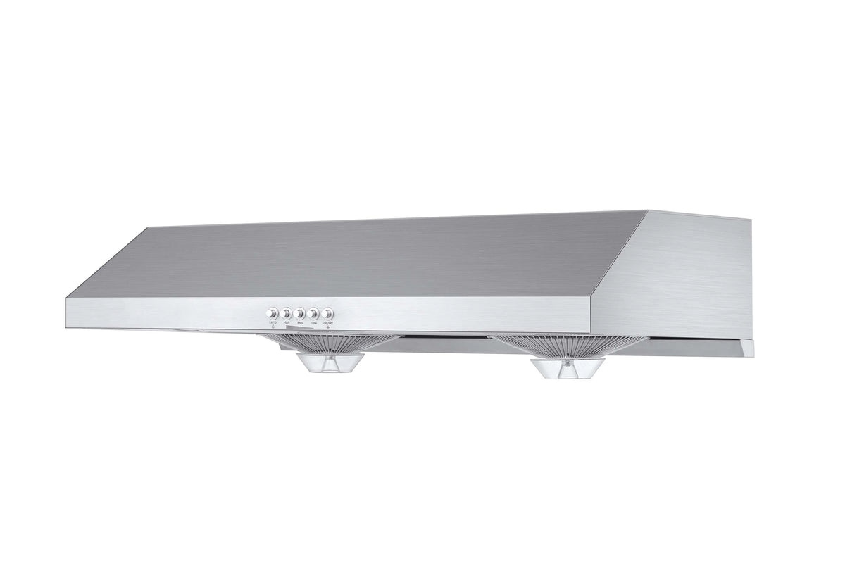 Hauslane Chef Series C100 30-inch Under Cabinet Range Hood, Stainless Steel, Energy Efficient LED, 6 Inch Duct