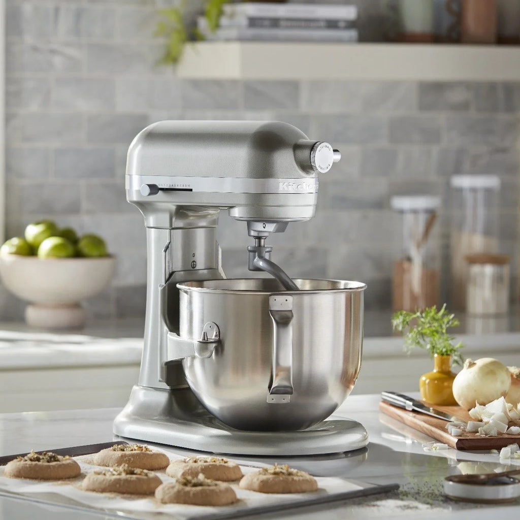 KitchenAid 7 Quart Bowl-Lift Stand Mixers with Accessories, Cast Iron Black, KSM70SKXX