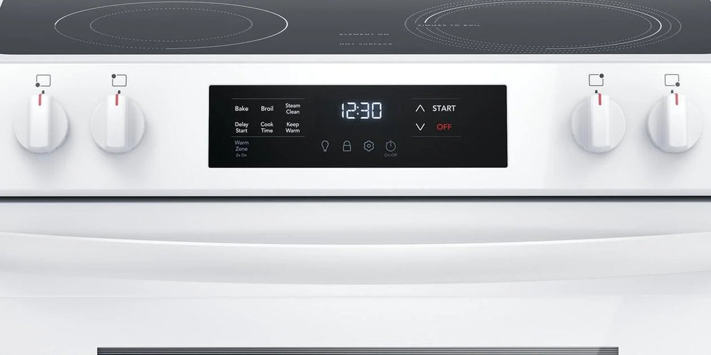 Frigidaire FCFE3062AW 30" Electric Range with Steam Clean