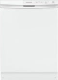 Frigidaire FFCD2413UW 24" Built-In Dishwasher, Front Control, White