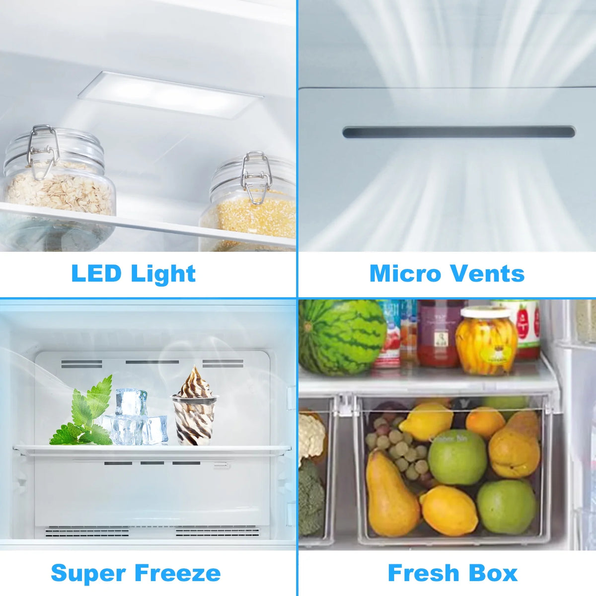 Smad 33 inch All Refrigerator in Stainless Steel F21ARESSS 21 Cu ft Right Door Fridge