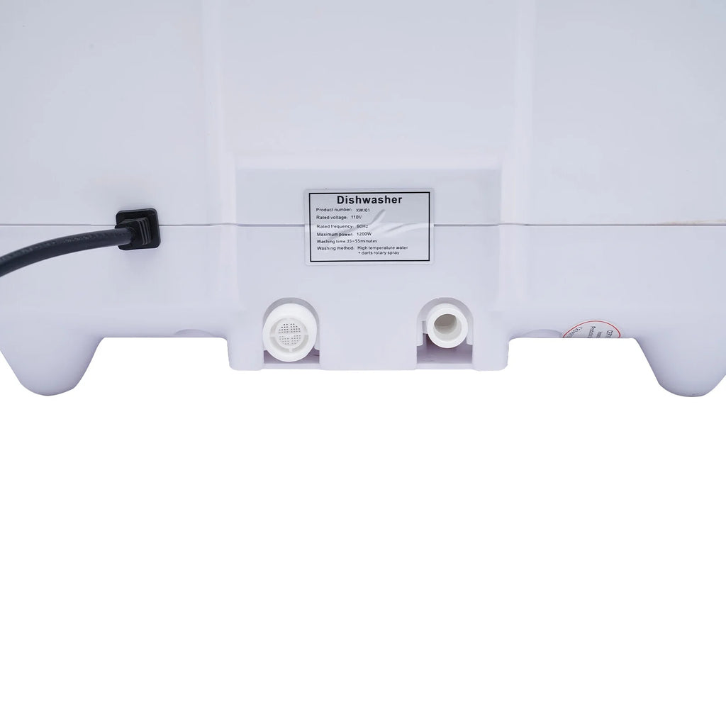Portable Countertop Dishwasher 5 Washing Programs with Water Tank Leak-Proof Dry