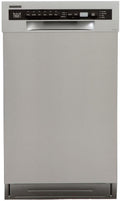 Kucht Professional 18" Stainless Steel Front Control Dishwashers in Silver