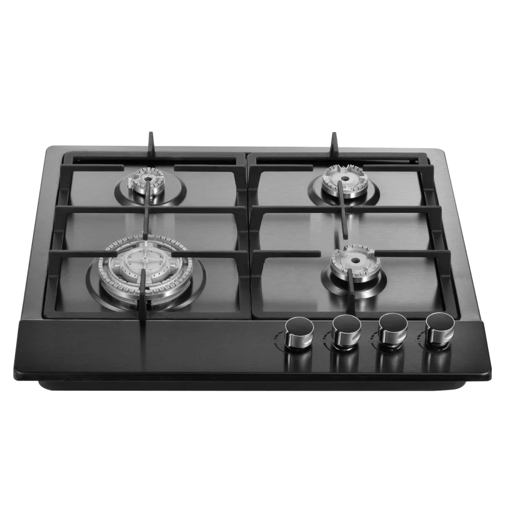 Tohu Stainless Steel Stove 3.3kW 5-Burner Closed Chassis Propane Cooktop for Outdoor/Indoor Cooking