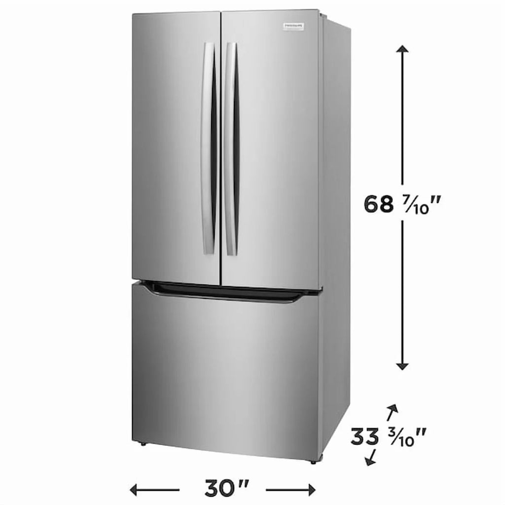 Frigidaire Gallery 20 Cu. Ft. Standard-Depth French Door Refrigerator, Stainless Steel
