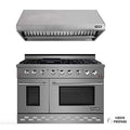 NXR 48" Stainless Steel Propane Gas Range with 7.2 cu. ft. Convection Oven & Under Cabinet Hood Bundle SC4811LP RH4801