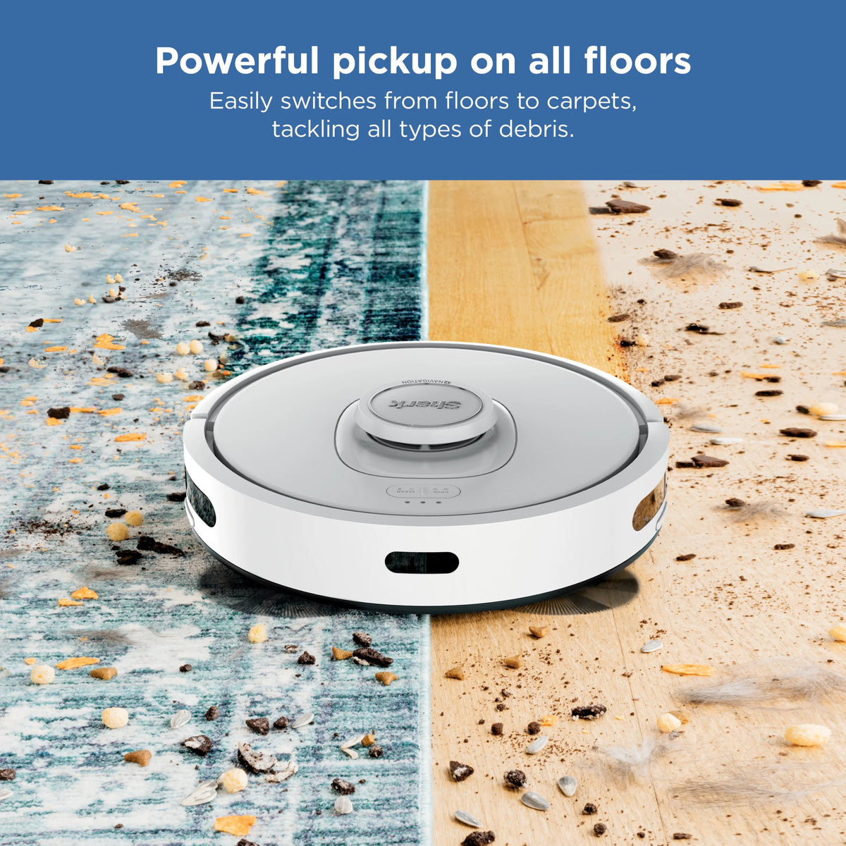 Shark® Matrix�?IQ Robot Vacuum, Bagless 60 Day Capacity Base, Multi-Surface Cleaning, Self Emptying, Home Mapping, RV2302AE