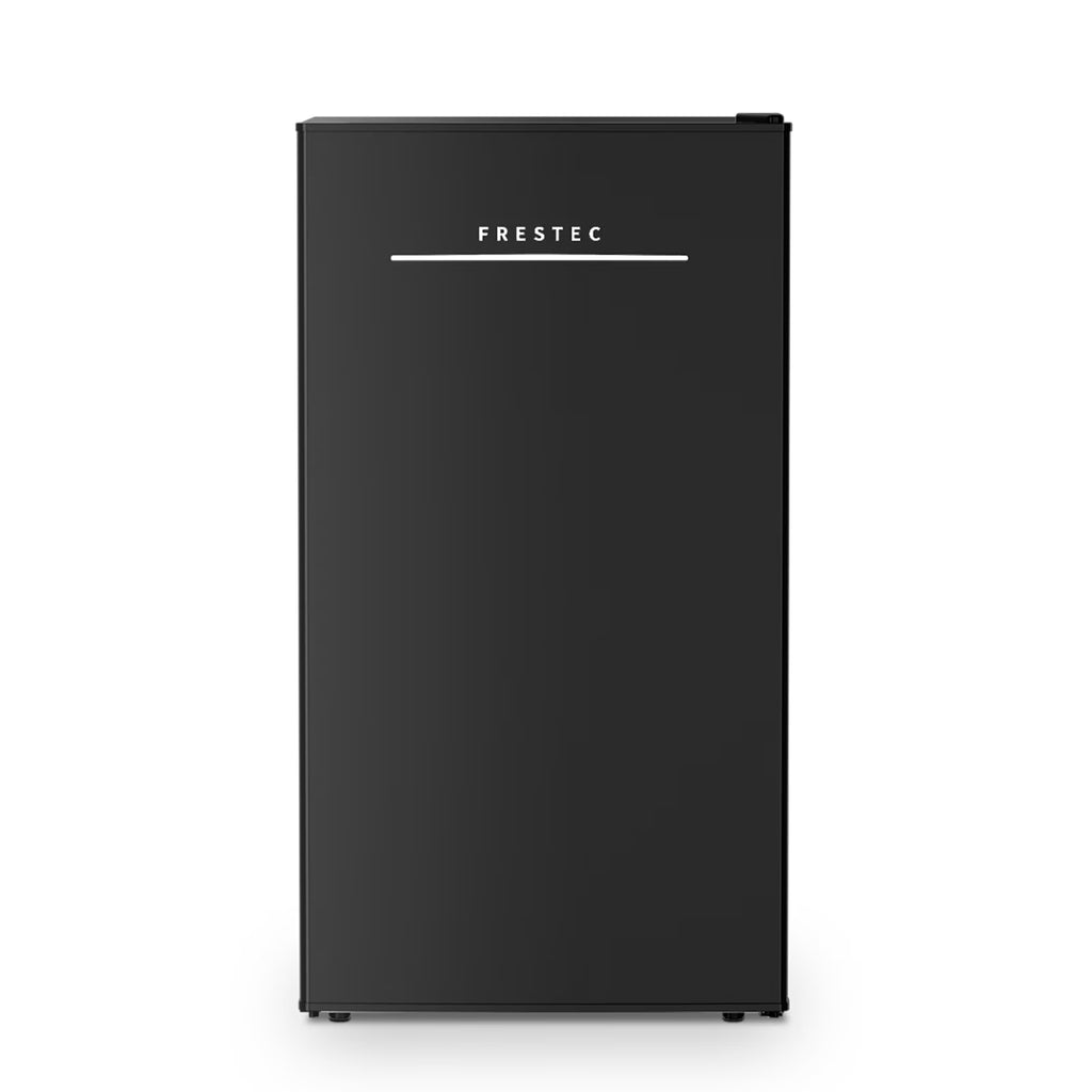 Frestec 3.2 Cu ft One Door Mini Fridge, Estar, Stainless Steel Look, New