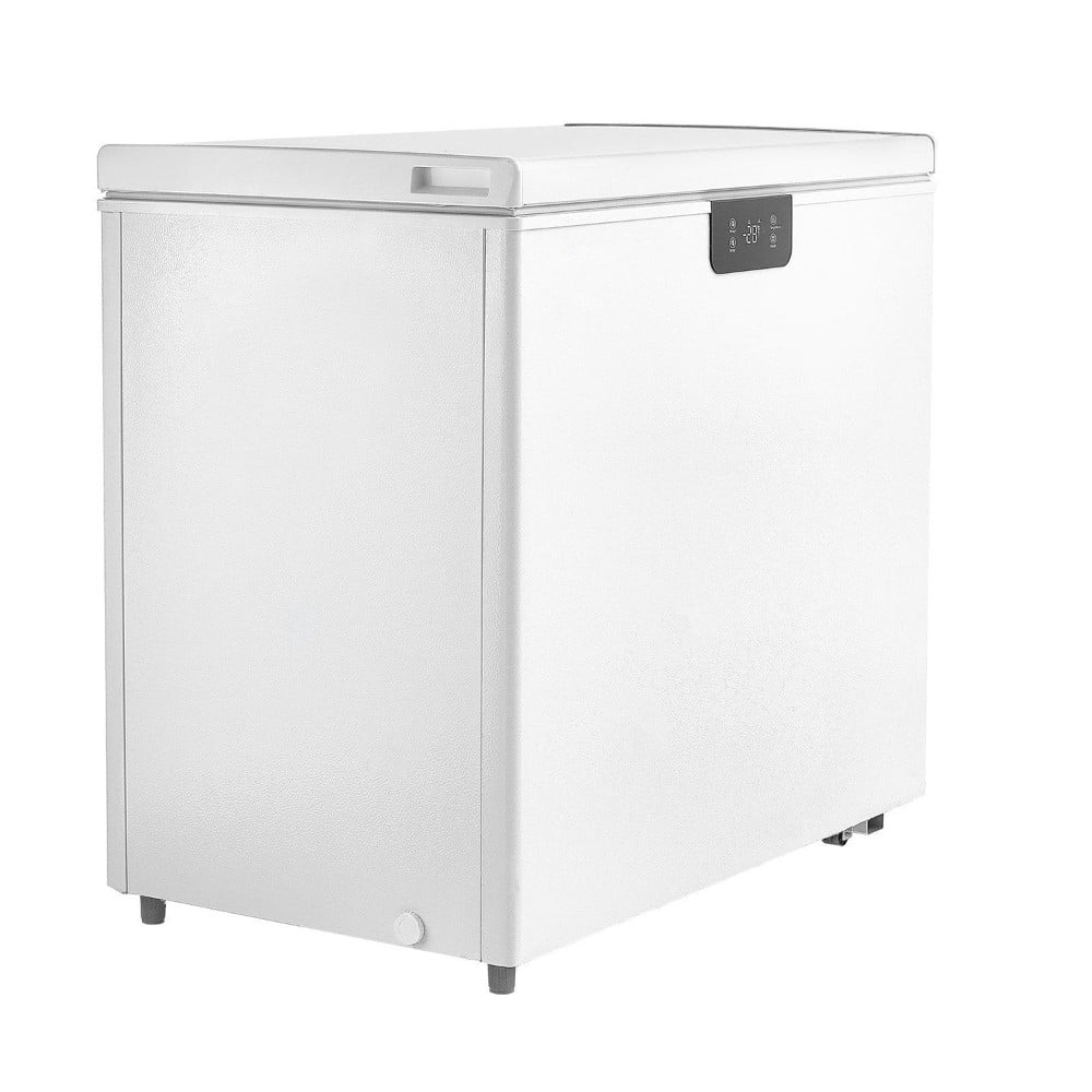 Choco Moon Large Capacity 14.5 Cu.ft Chest Freezer, 345L Storage, 4 Slide-Out Baskets, Lockable Lid, 8 Temp Control Levels, Energy-Efficient LED Lights, 6 Swivel Casters for Easy Mobility
