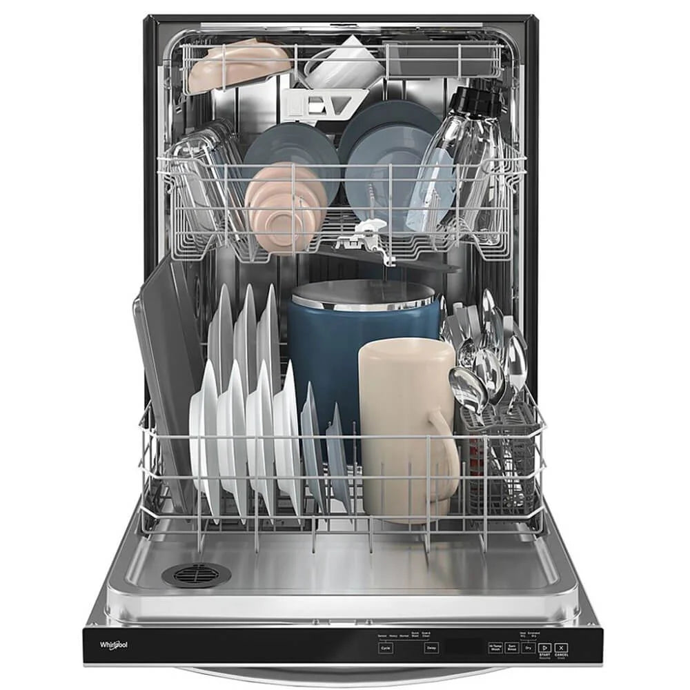 Whirlpool WDT970SAKZ 47 dBA Stainless Steel Top Control Built-In Dishwasher