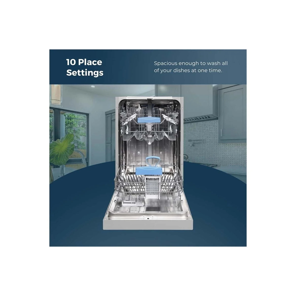 Equator 24 in Dishwasher Top Control 3 Rack 15 place 3.4g QUIET 51 dB 110V EStar